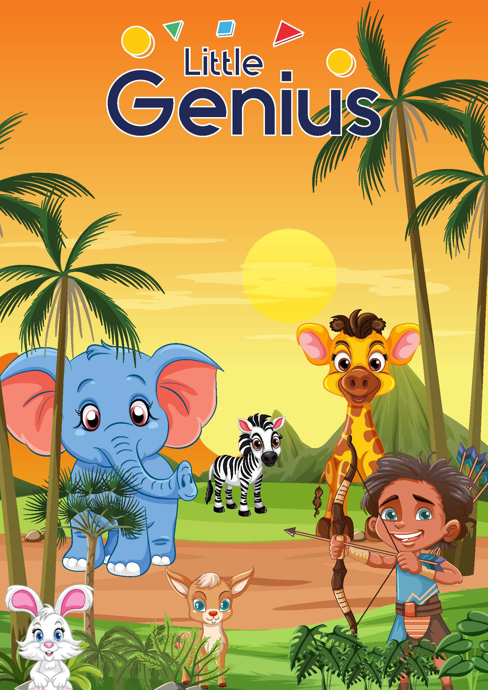 Little Genius Magazine Cover - Safari Friends 2026